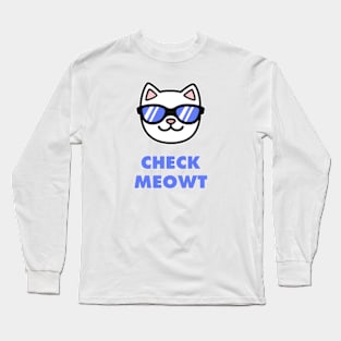 Check Meowt Long Sleeve T-Shirt